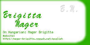 brigitta mager business card